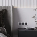 Розетка с заземлением (черный акрил) Werkel W1171048 (a064041)