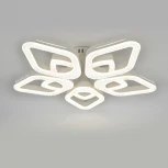 Потолочная люстра светодиодная с таймером Escada Sedna 10280/5LED 84Вт, с ПДУ, металл/акрил, белый (220V)