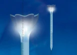 Грунтовый светильник на солнечной батарее Uniel USL-C-418/PT305 Blue crocus (LED, цветы, IP44)