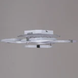 Потолочная люстра светодиодная на штанге Reluce 06321-3.3-05 WH+CR (RGB) (220V, пульт управления)