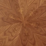 Стол Bradex Home Liverpool диам.110см, шпон орех лучевой набор, с хромированными ножками (RF 0519)