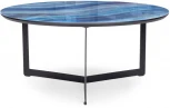 Журнальный столик Woodville Роб D-700 лазурит / черный 553551