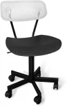 Стул подъемно-поворотный SHT-ST85/S121М белый/черный/черный муар Sheffilton 5789354404