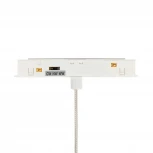 Трековый магнитный светодиодный светильник 20W 220V 3000-4000-6500K MyFar Ray MT0221-20W3K-S-W