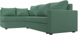 Диван угловой Мансберг левый угол (Зеленый/Рогожка) Лига Диванов арт.121540L