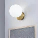 Настенный светильник (бра) Tip Of The Tongue - Wall Mounted, 2015 L D20 ImperiumLoft Brume01 (177976-26) (220V, шар)