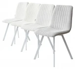 Обеденный стул M-City ELVIS WZ2042-01 молочный/ белый каркас
