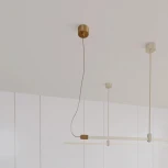 Потолочная чаша с питанием ART-APRIORI-CANOPY-SIDE-L5000-POWER (GD) (Arlight, IP20 Металл) 049336 (48V)