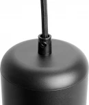 Подвесной светильник Feron HL3658 Barrel ECHO levitation 48403 12W, GX53, чёрный, с антибликовой сеточкой (220V, на проводе, круглые)