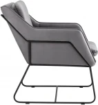 Кресло велюр серый Stool Group Роланд УТ000035867