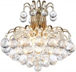 Подвесная люстра Arti Lampadari Alanno E 1.5.50.100 GB (220V, хрусталь, на цепи)