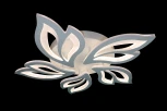 Потолочная люстра Natali Kovaltseva HIGH-TECH LED LAMPS 82006 (регулировка яркости, 220V, пульт управления, умный дом - LampSmart, цветы)