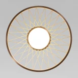 Подвесной светильник Eurosvet Cesta 40016/1 LED коричневый (220V, на проводе, круглые)