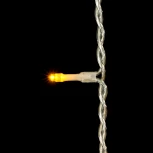 Гирлянда Бахрома 5 x 0,9 м Желтая 220В, 348 LED, Провод Прозрачный Силикон, IP65