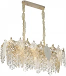 Подвесная люстра Citilux Darby CL309272 (220V, подвески, на цепи, листья)