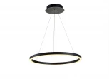 Подвесной светильник Donolux Ringlet S111028/1 D600 Black (LED, 220V, на тросе, кольцо)