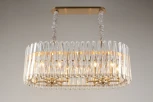 Подвесная люстра Aployt Verene APL.808.13.12 (220V, хрусталь, на цепи, свеча)