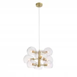 Подвесная люстра ST Luce Calmare SL434.203.09 (220V, на проводе, шарики, молекулы)