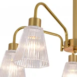 Потолочная люстра на штанге Escada Berzelia ES0000028 150001/5R E14*40W Copper