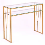 Консольный стол AllConsoles 1121-CG clear золотой