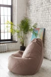 Кресло мешок Dreambag Груша Бежевый Велюр (XL, Классический) 5022621