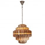 Подвесная люстра iLamp Destiny MD0267-7B (220V, на цепи, круглые)