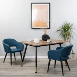 Стул R-Home Oscar БлюАрт/Чёрный