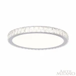 Потолочный светильник круглый Arte Milano 310122/D500 NI (регулировка яркости, LED, 220V, пульт управления, круглые)