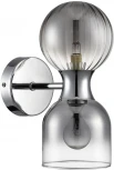 Бра Lumion Tauna 8114/2W хром/дымчатый, металл/стекло G9 30W + E14 40W 220V