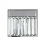 Настенный светильник Divinare Charlie 6817/02 AP-1 (220V, хрусталь)