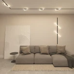 Трековый светильник однофазный 220V Denkirs Strom DK6448-BK (LED)