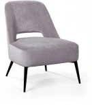 Кресло Top Concept Dante, бархат светло-серый 26