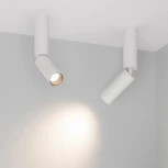 Накладной точечный светильник SP-NUANCE-SURFACE-FLAP-R35-7W Day4000 (WH, 36 deg, 230V) (Arlight, IP40 Металл) 049916 (LED)