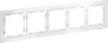 Рамка на 5 постов (белый, стекло) Voltum S70 VLS110501