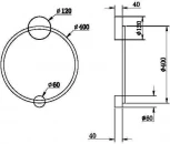 Настенный светильник Maytoni Halo MOD005WL-L22BSK