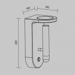 Спот с выключателем Maytoni Synergy C034WL-L5W3K (LED, 220V)