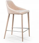 Стул полубарный Douglas, бархат бежевый Top Concept DOUGLAS 2000000000275