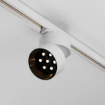 Трековый светильник трехфазный 15W 220V Maytoni Alfa TR199-3-15W2.7K-M-W (LED, круглые)