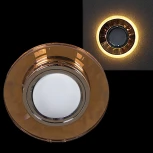 Встраиваемый точечный светильник Reluce 16312-9.0-001LF MR16+LED3W TEA (220V, круглые)