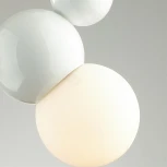 Настенный светильник Lumion Blasen 6565/1W белый/белый матовый/металл/стекло E27 1*40W 220V (шарики)