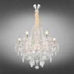 Подвесная люстра Koletta APL.755.03.06 (220V, хрусталь, подвески, на цепи, свеча)