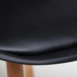 Стул TULIP (mod. 73) желтый (дерево/пластик/ПУ)