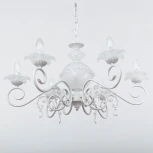 Подвесная люстра Abrasax L.8302-6CREAM/G (220V, на цепи, свеча)