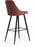 Стул барный KISH (mod. 714) Tetchair (Коралловый,Черный).