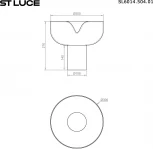 Настольная лампа ST Luce Ripple SL6014.504.01 Серый/Молочный LED 1*5W (220V, круглые)