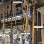 Подвесной светодиодный светильник Crystal Lux CLT 036 036C800 GO (220V, на проводе, круглые)