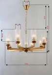 Подвесная люстра Rivoli Anke 2057-308