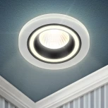 Точечный светильник ЭРА DK90 WH/BK
