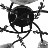 Потолочная люстра на штанге Arte Milano AMALFI-327685 327685/5A BK+CR (220V)