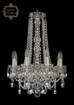 Подвесная люстра Art Classic 11.25 11.25.8.141.h-62.Gd.Sp (220V, хрусталь, на цепи, подсвечник, свеча)
